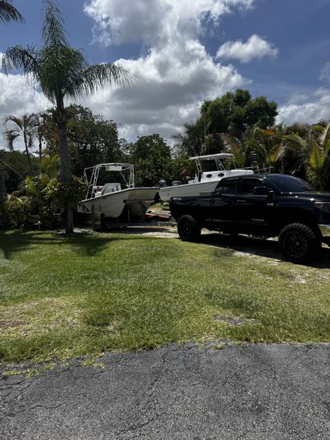 Boat and outboard service work