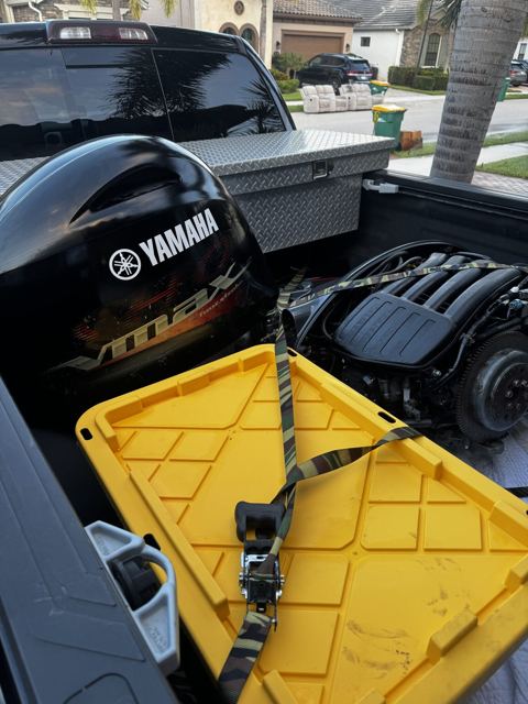 Boat and outboard service work