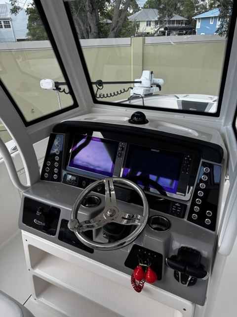 Helm with electronics