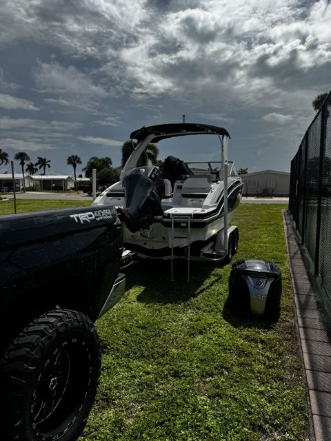 Boat and outboard service work